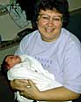 Valorie holding Brittney