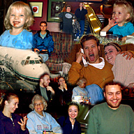 Spencers going-away party collage