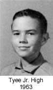 Bob in seventh grade, 1963