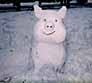 Anne's snow pig