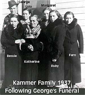 Family after George Kammer's Funeral in 1937