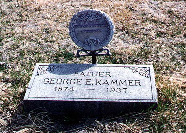 George Kammer's Grave at Brule Cemetery