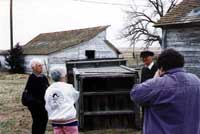 Two hole outhouse