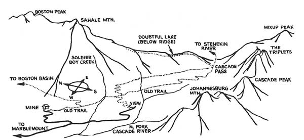 cascade pass map