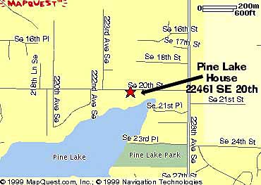 Pine Lake Map