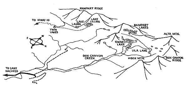 rampart ridge map