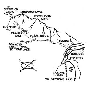 surprise lake map